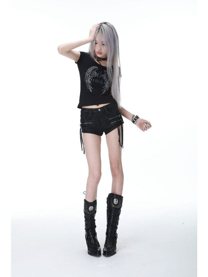 Diamond Wing Stretch Slim T-Shirt【s0000017144】