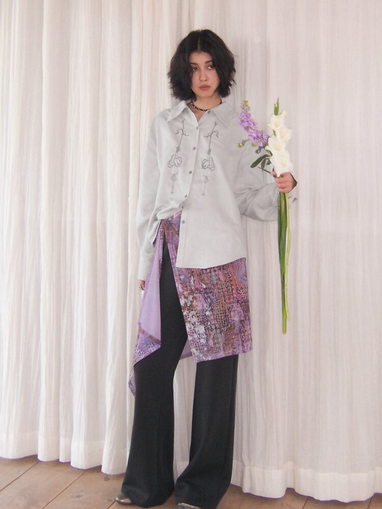 Twilight Printed Bell Bottoms【s0000015456】