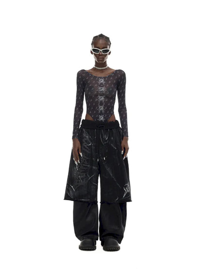 Sheer Sexy Y2K Mesh Underskirt【s0000014001】