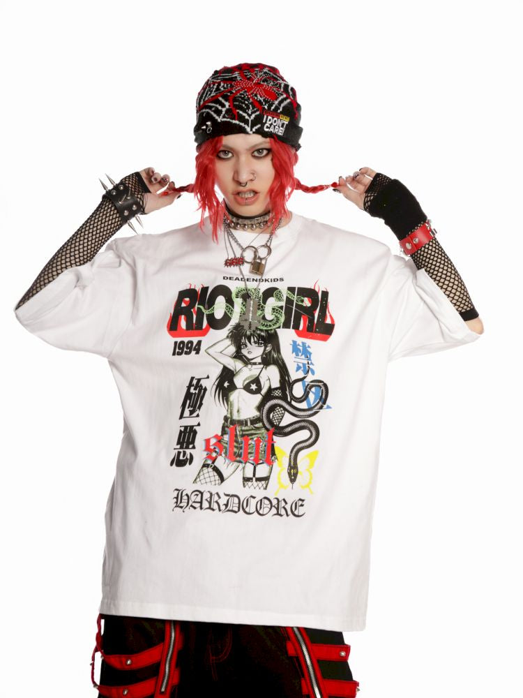 Street tide loose versatile multicolor T-shirt【s0000013601】
