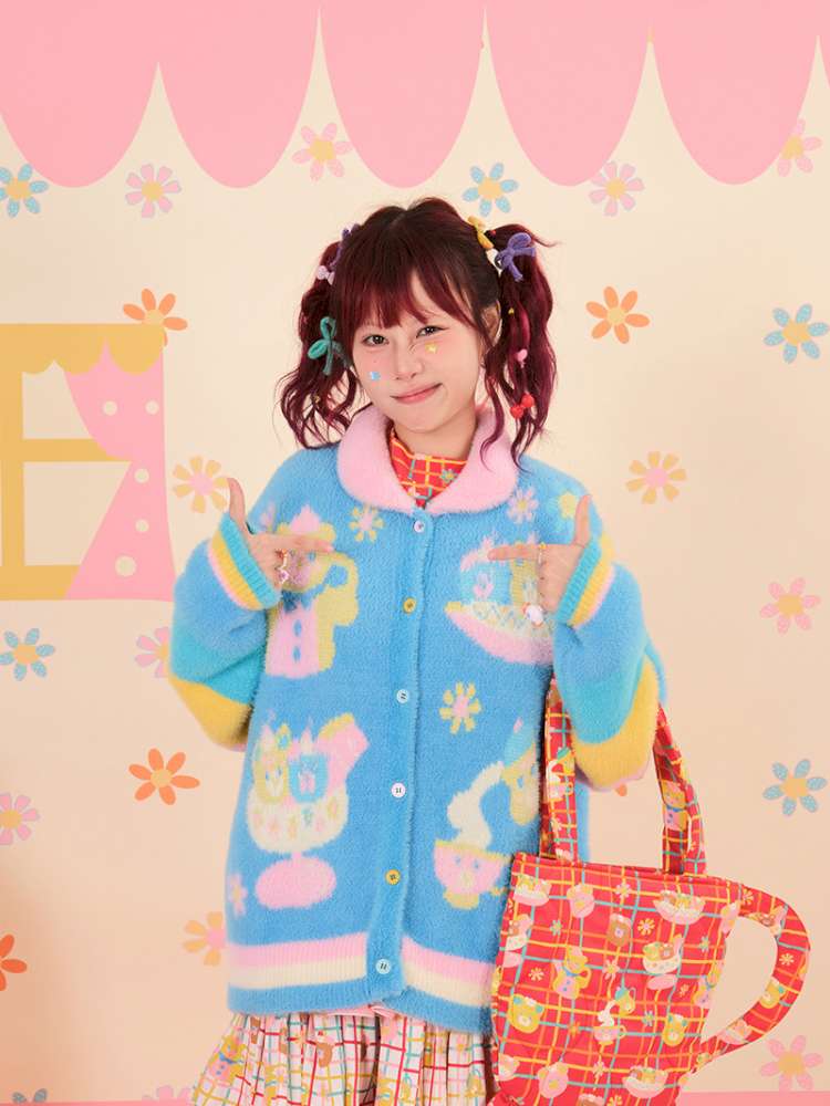 Showa Sweets House Mink Knit Cardigan【s0000015166】