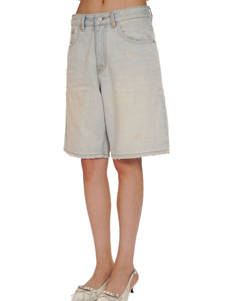 Spray horsey loose denim pants【s0000013442】