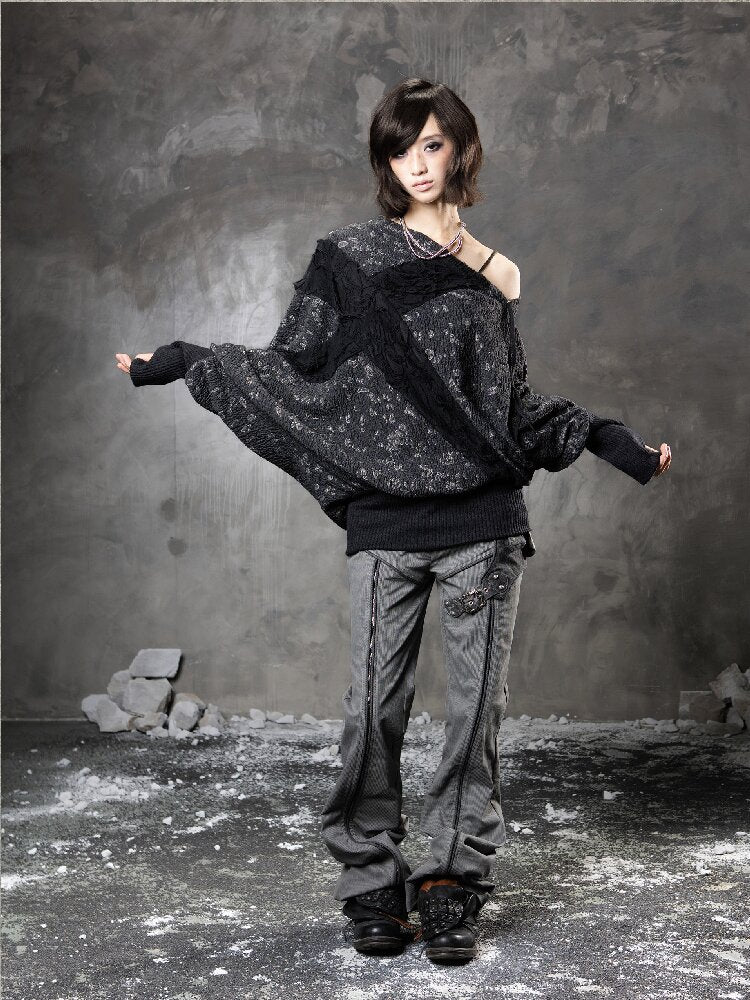 Cross Bat Sleeve Top【s0000015946】