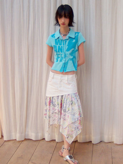 High-Waisted A-Line Skirt【s0000012957】