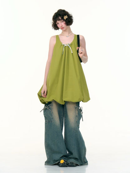 Pod Sleeveless Pocket Dress【s0000013372】