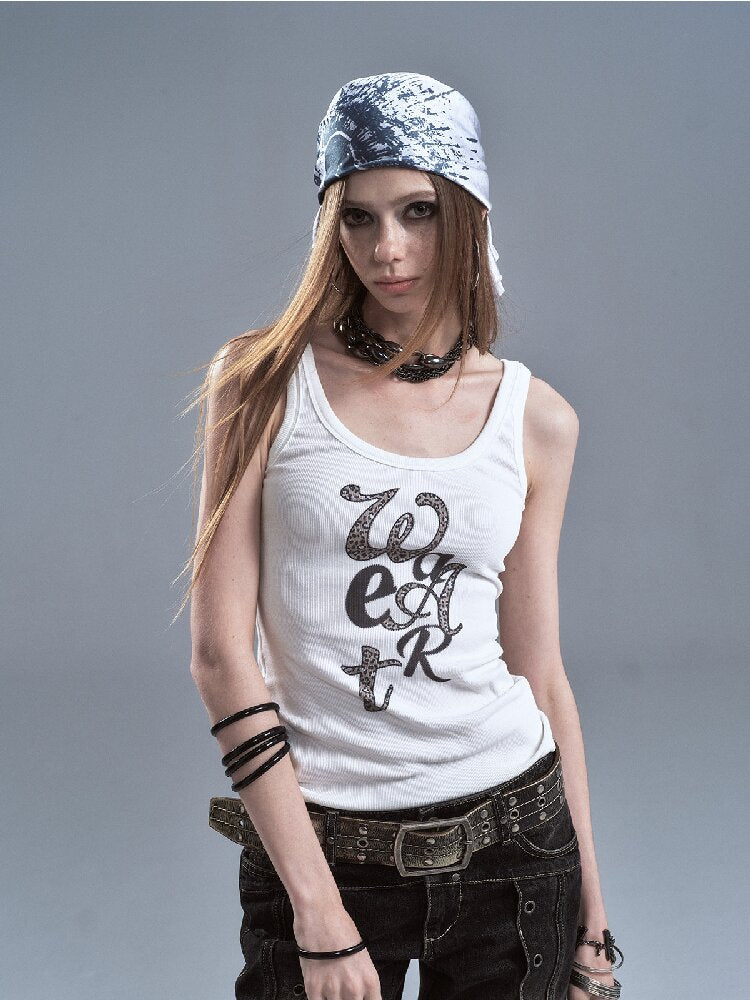 Leopard Print Pit Texture Vest【s0000016641】