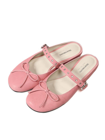 Carved Single Buckle Ballet Shoes【s0000013439】