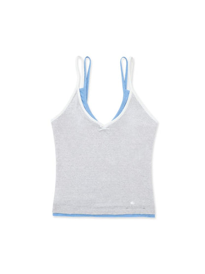 Spray horse bay stripes Slim camisole undershirt【s0000013463】