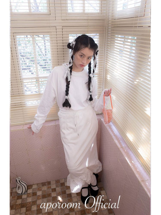 White Sue Tshirt Materia L ASE SIT는 LF-Body Skirt [S0000006643]