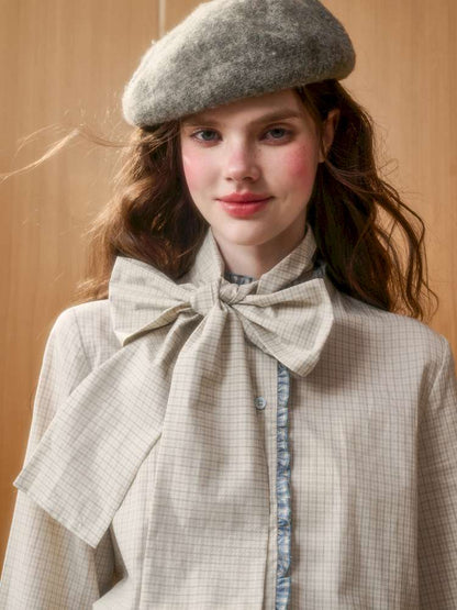 Organic Cotton Patchwork Floating Shirt Skirt【s0000014883】