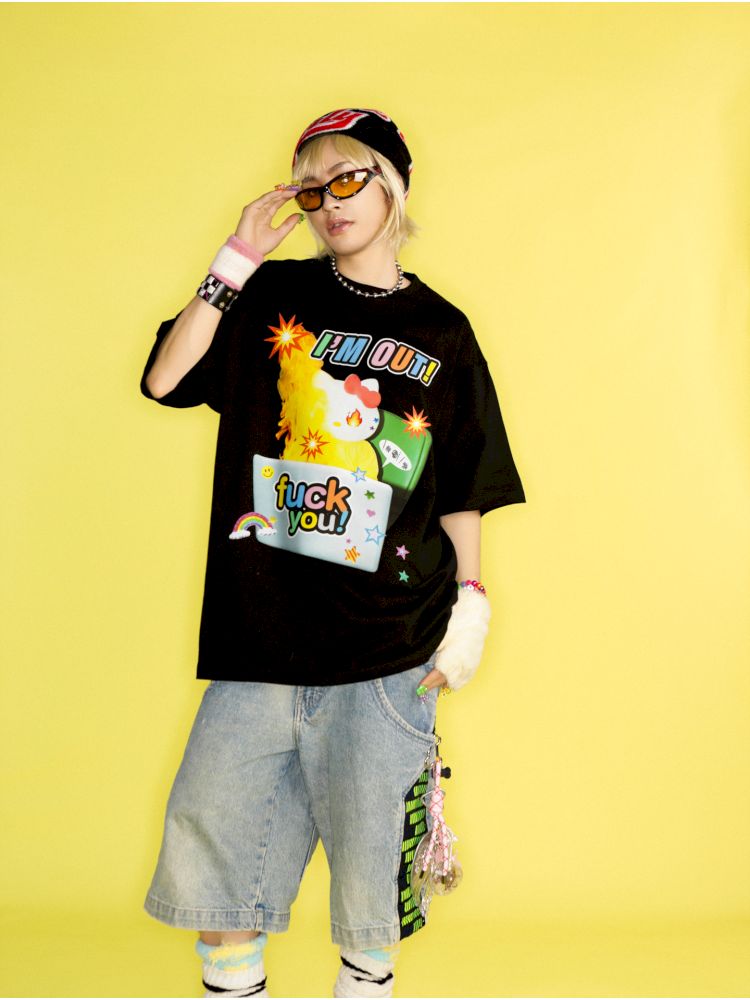 Street Hip Hop Loose T-Shirt【s0000012460】