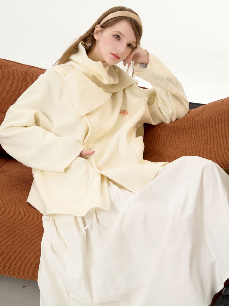 Korean style tweed jacket【s0000005163】