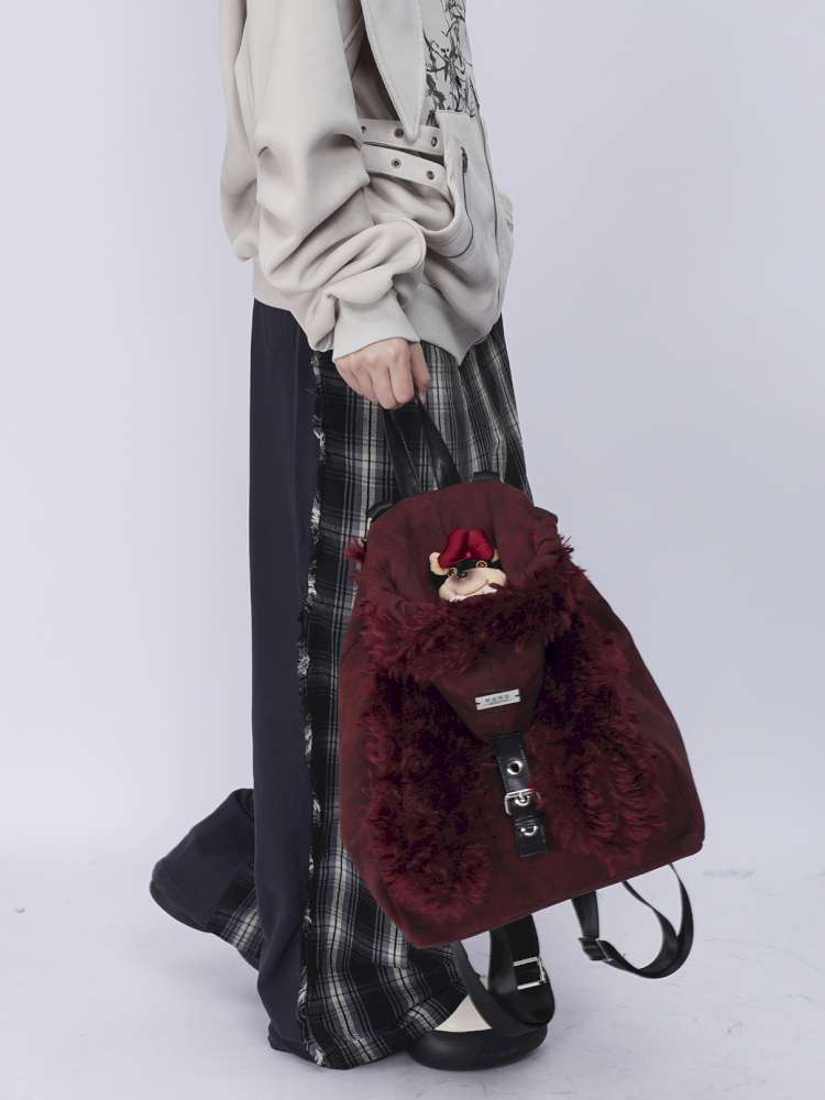 Rabbit Ears Cute Fur Crossbody School Bag【s0000014620】