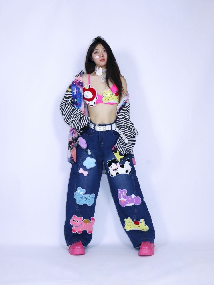 Original dopamine fun straps hanging neck camisole【s0000013277】