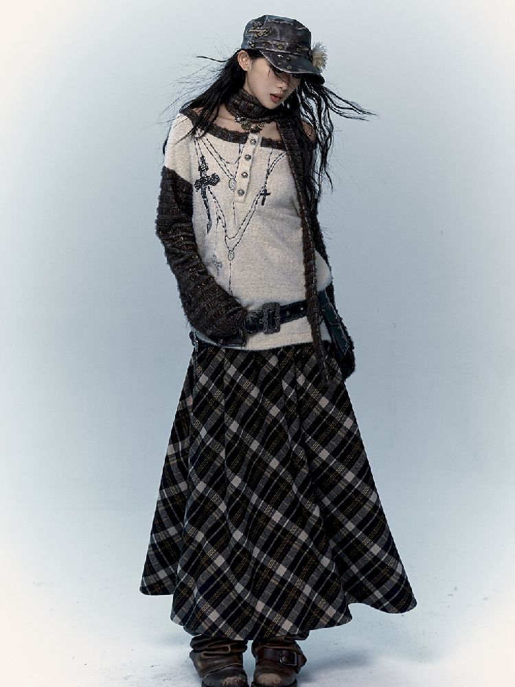 Long A-line Skirt【s0000011435】