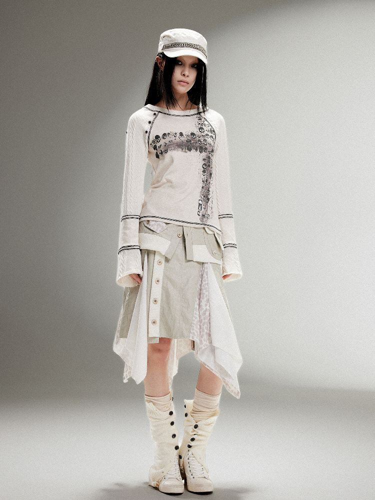 Leather Halter Long Skirt【s0000011253】