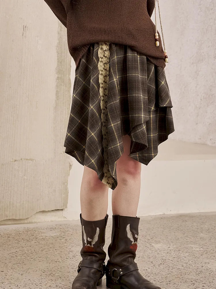 Lace Patchwork Skirt A-Line Mini Skirt【s0000014066】