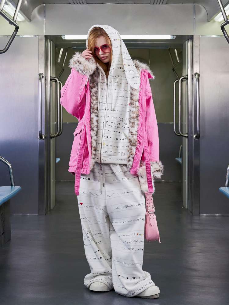 Leopard Print Paneled Denim Jacket【s0000014640】