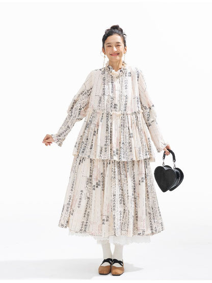 Loose Lace Long Dress【s0000011318】