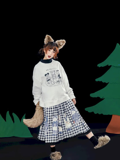 Speckled Casual Print Hoodie【s0000014157】