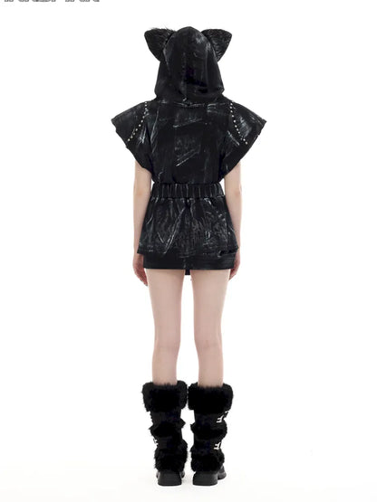 Punk Layered Zipper Y2K Mini Skirt【s0000014015】