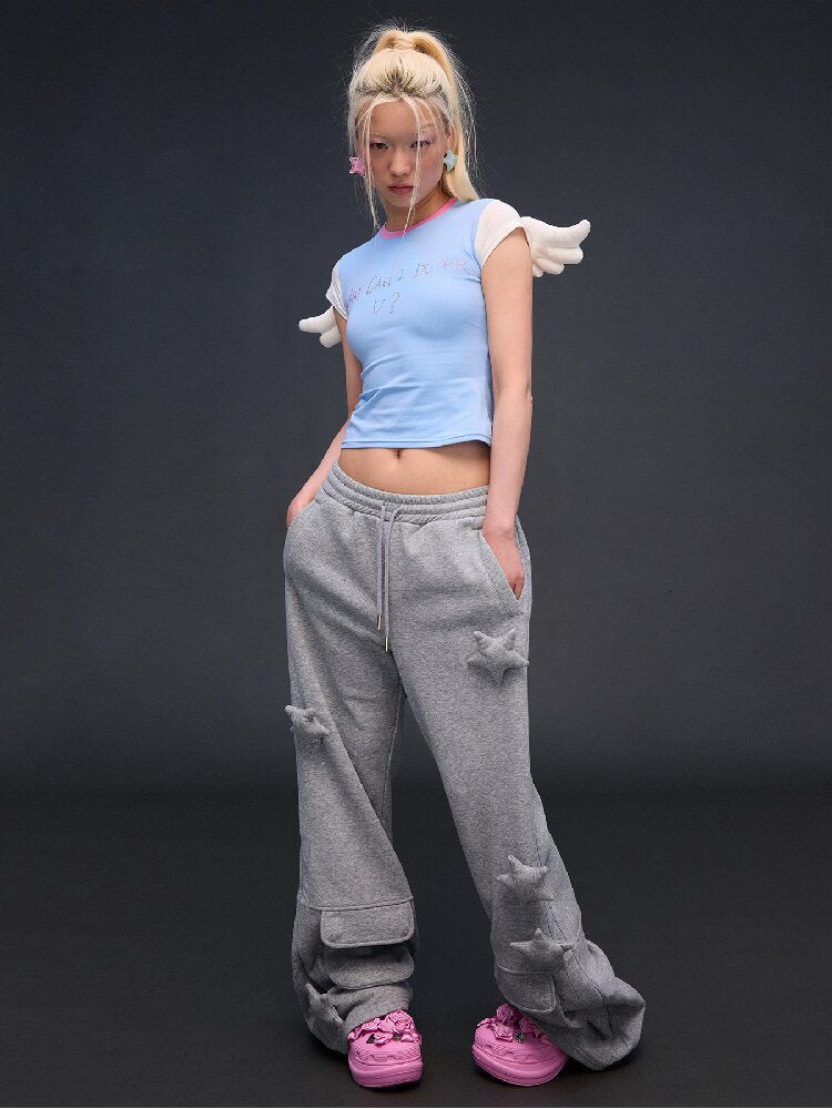 Rhinestone Angel Wing T Shirt【s0000017290】