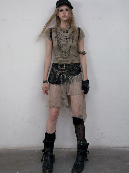 Two Wear Short Sleeve T-Shirt【s0000012619】