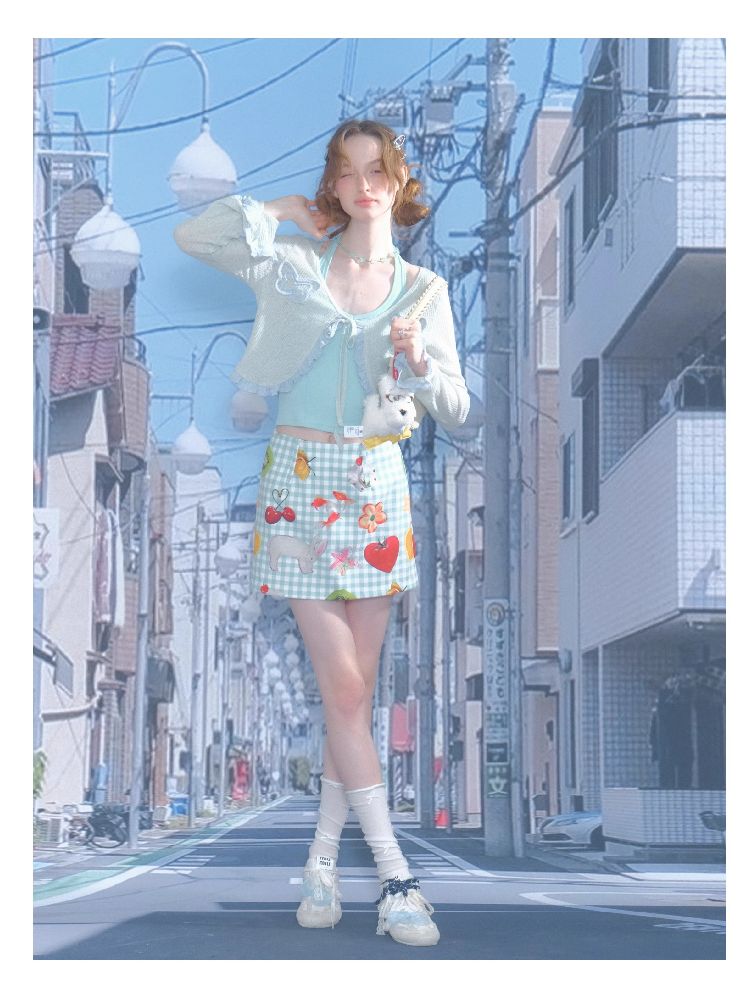 Butterfly Lace Knit Cardigan【s0000012229】