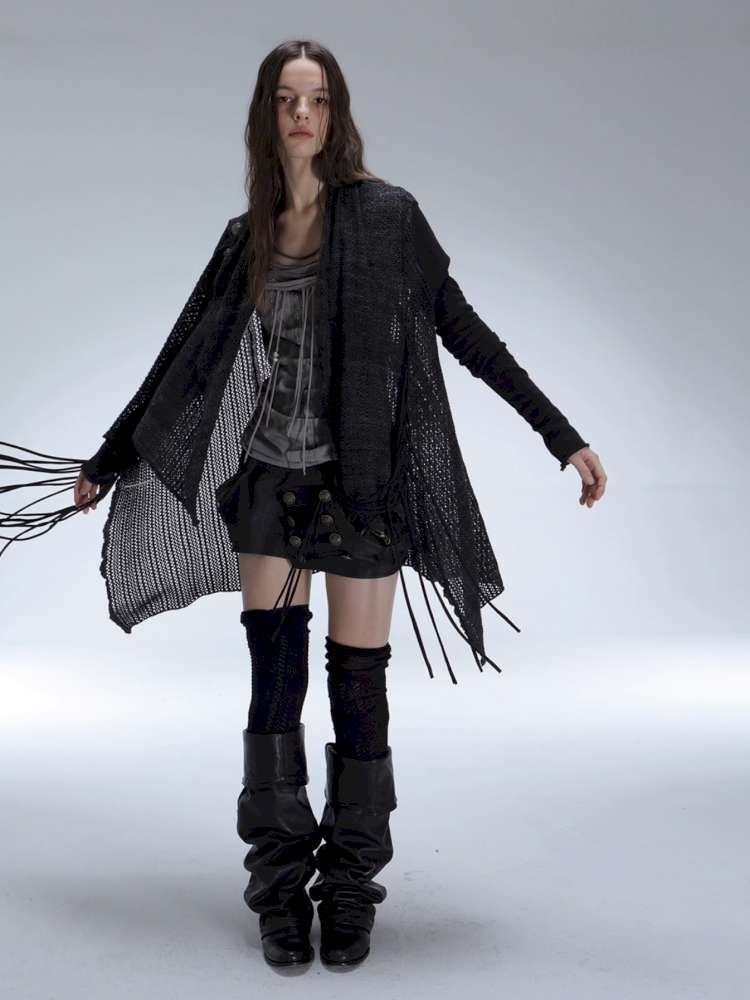 Slim Wandering Wind Tassel Cardigan【s0000014713】