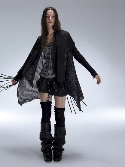 Slim Wandering Wind Tassel Cardigan【s0000014713】