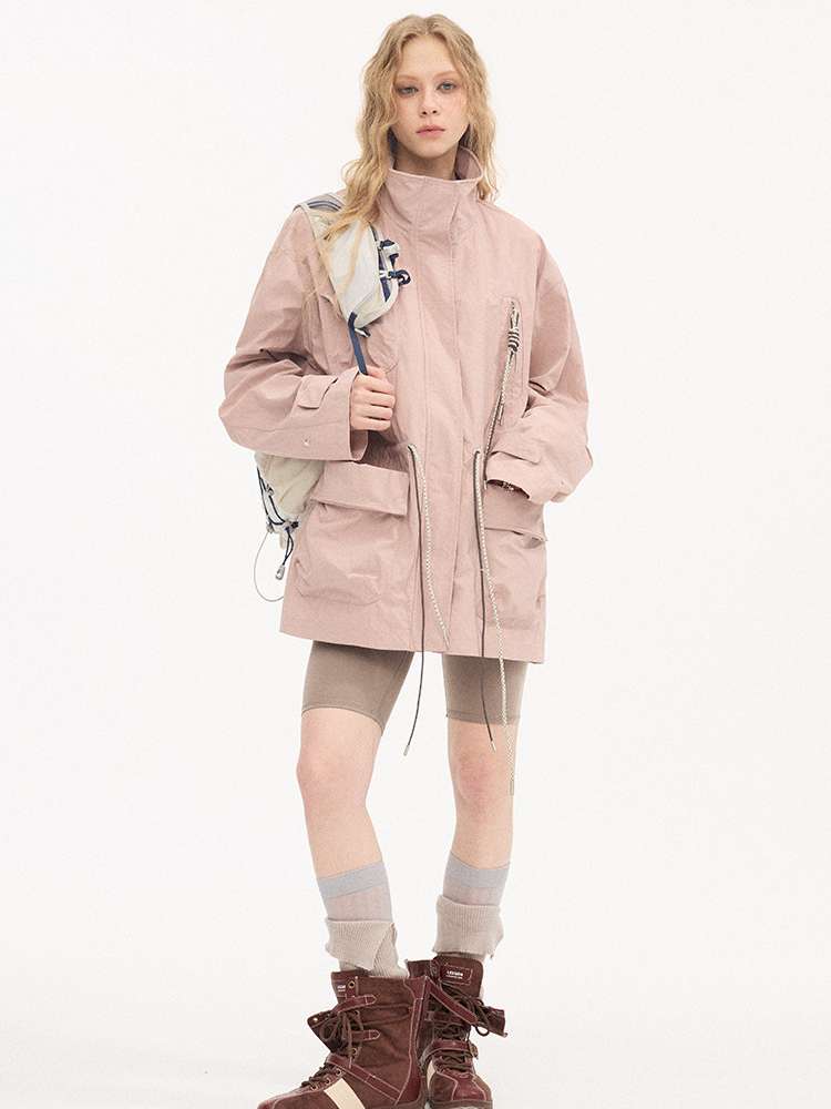 Twist Pocket Drawstring Jacket【s0000015416】