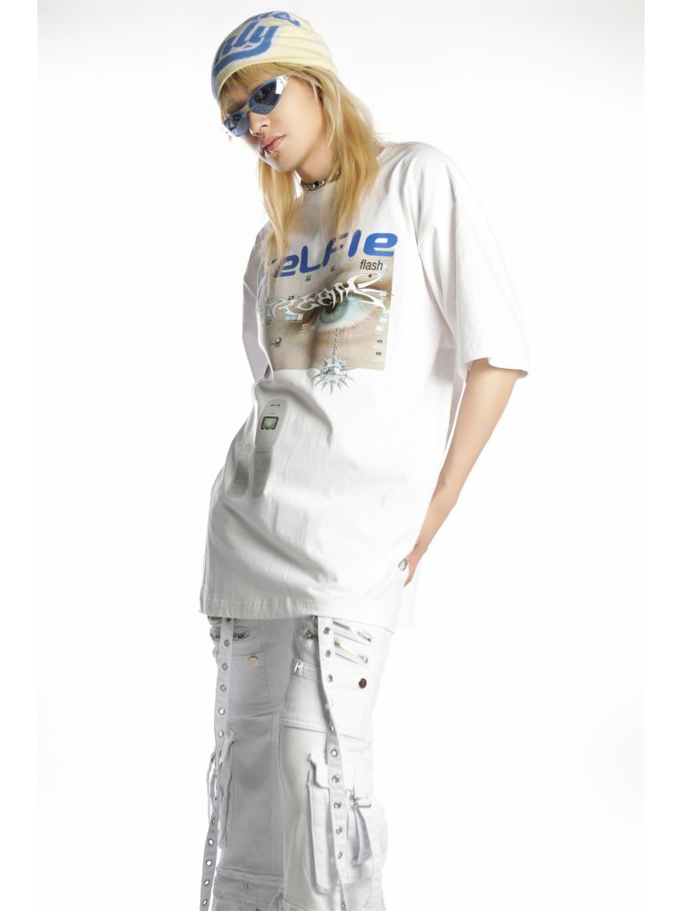 American Street Hip Hop Short Sleeve T-Shirt【s0000012453】