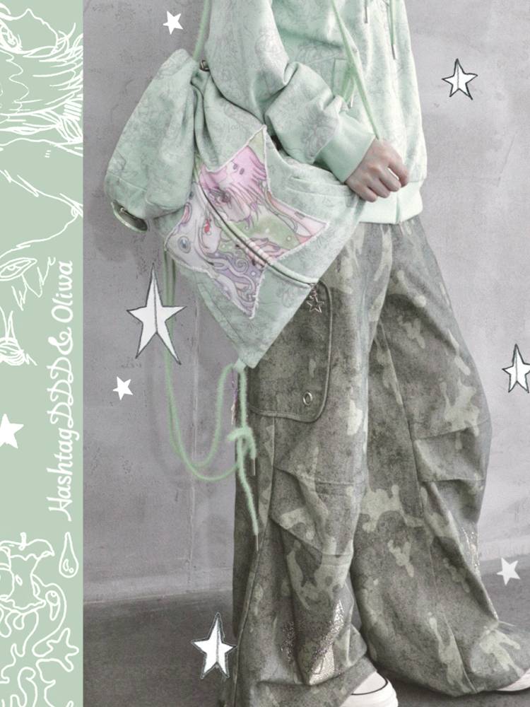 Double-Shoulder Drawstring Bag【s0000014441】