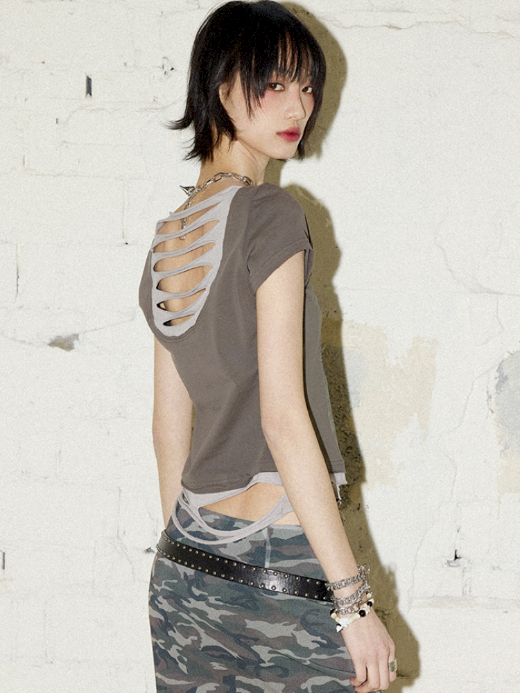 Fake Two Piece T-Shirt【s0000012421】