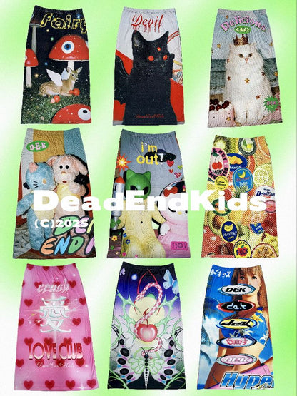 Y2K Stretch Casual Halter Long Skirt【s0000013521】