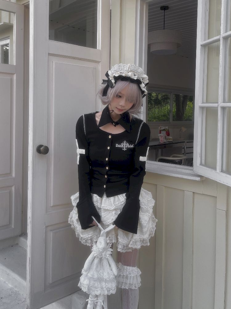 Cinching Short Cardigan T-Shir【s0000011343】