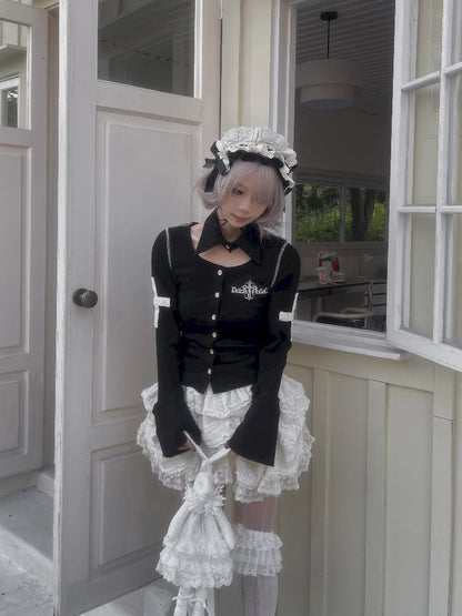 Cinching Short Cardigan T-Shir【s0000011343】