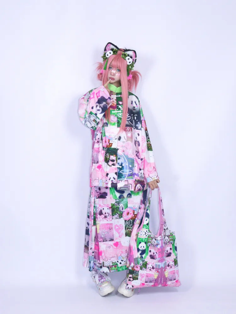 Cute Cartoon Print Shoulder Bag Tote Bag【s0000013980】