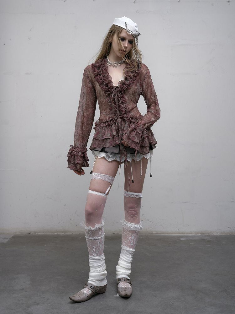 Long Sleeve Flared Sun Protection Shirt【s0000012328】