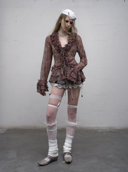 Long Sleeve Flared Sun Protection Shirt【s0000012328】