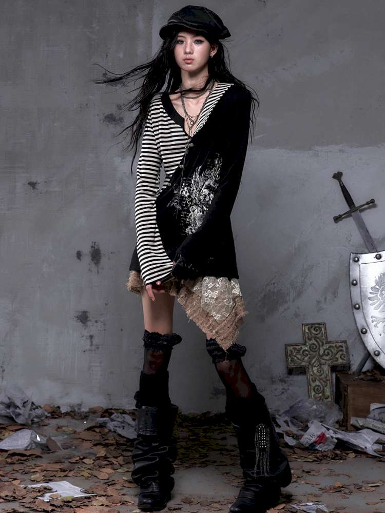 Five-Pointed Star Knit Base Top【s0000014655】