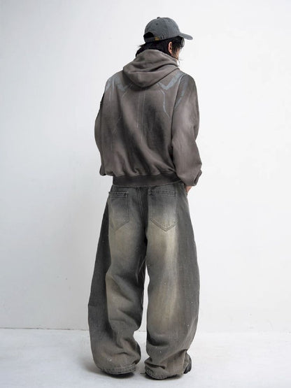 Embroidered Hooded Sweatshirt【s0000011349】