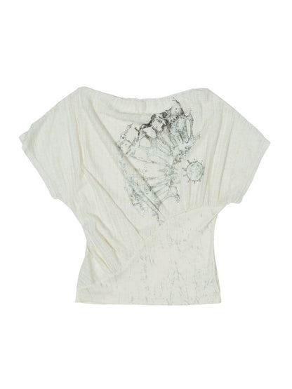 One neck short sleeve t-shirt【s0000012314】