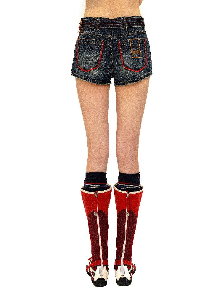 Vintage Bamboo Pleated Jeans【s0000016139】