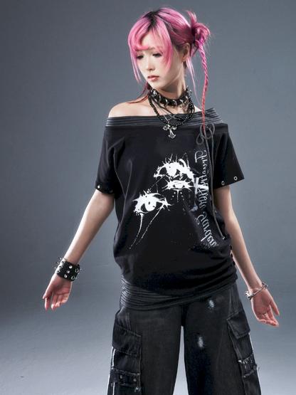 Casual loose-fitting top T-shirt【s0000012947】