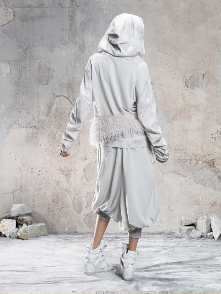 Detachable Fur Collar and Belt【s0000014128】