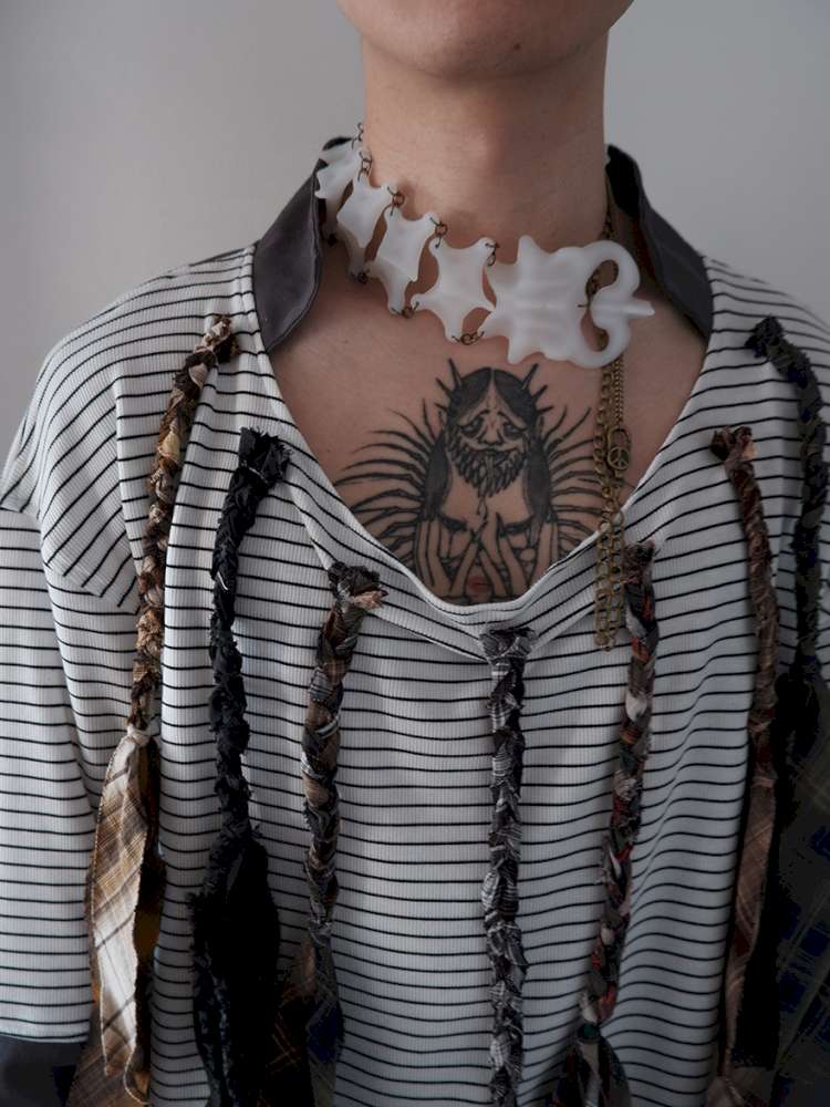 Symbiotic Bones Skeleton Necklace【s0000015153】