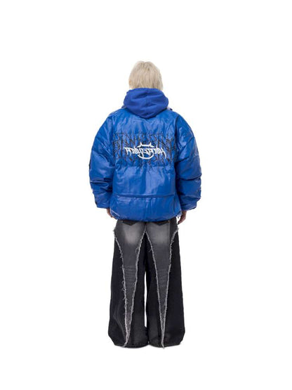 Logo PU Leather High Collar Suit【s0000015137】