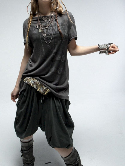 Knot Shape Short Sleeve T-shirt【s0000012212】