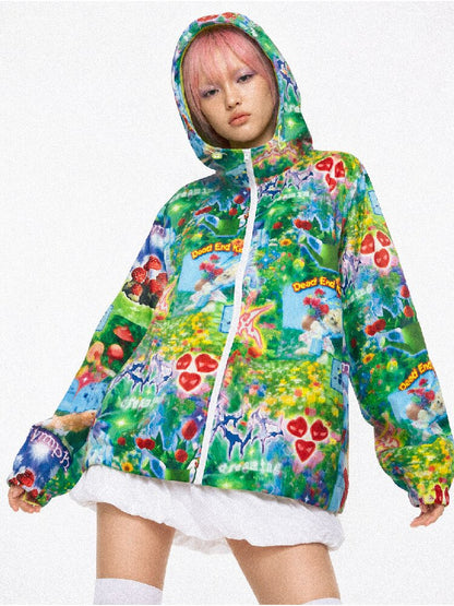 Teflon Dream Forest Print Jacket【s0000017850】